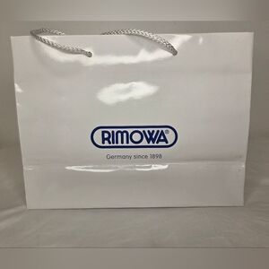 Rimowa White Shopping Bag 13"x10x5"inch